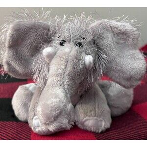 Ganz Webkinz Elephant HM007 Plush 8" No Code Retired Cute Stuffed Animal